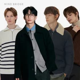 마인드브릿지 남편 반집업니트 25,720원 두굿 숏다운패딩 57,230원