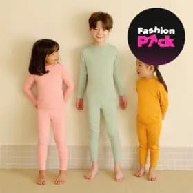 마른파이브 히트터치 키즈 보온 발열내의 세트