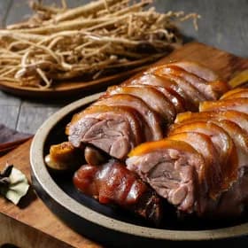 아빠식당 황기순살 족발 4팩 새우젓