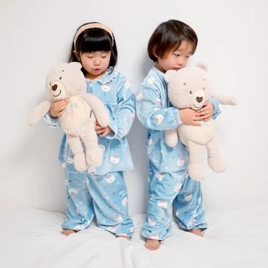 토토와모모 겨울 수면잠옷