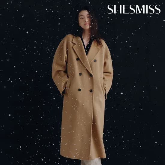 쉬즈미스 울 혼방 세일러 카라 니트 풀오버