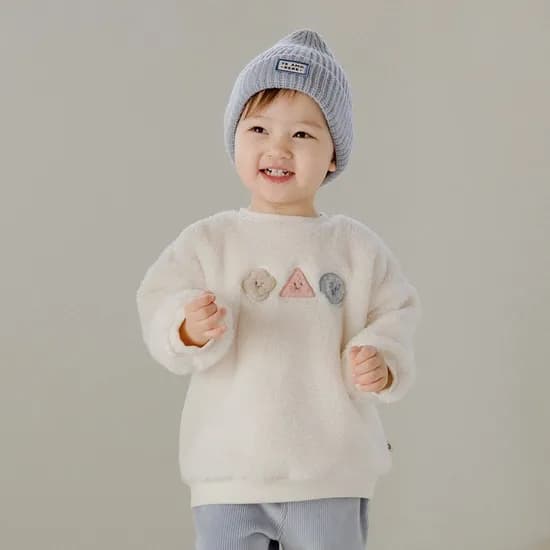 해피프린스 올린 후리스 아기 맨투맨