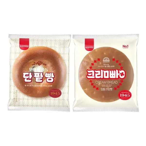 삼립 정통단팥빵 5봉 정통크림빵 5봉