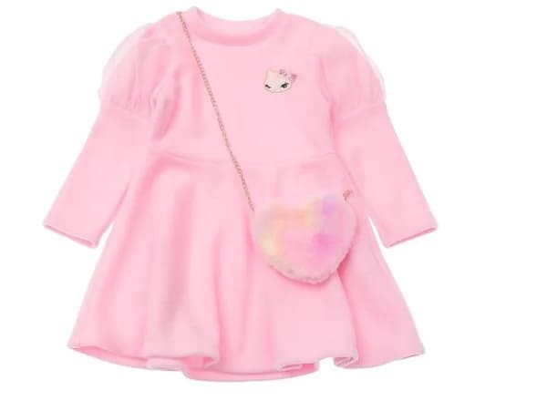 프렌치캣 PK 퍼 가방 원피스