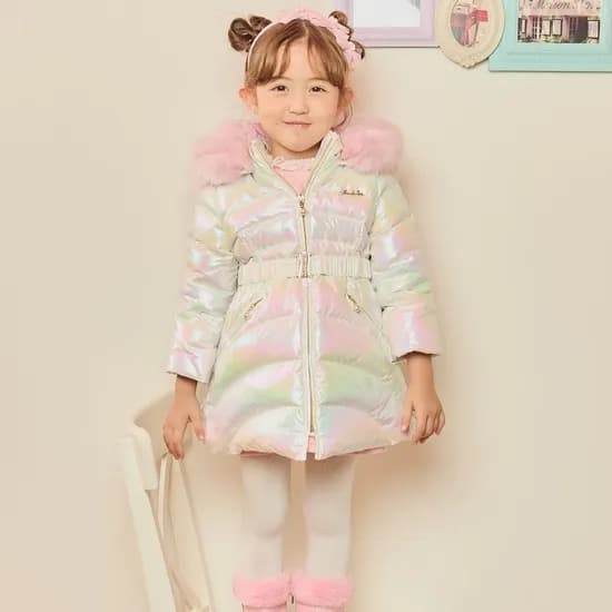 프렌치캣 IV 샤이닝 롱오리털점퍼