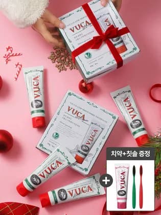 뷰카 고불소 구취케어치약 110g 8개 잇몸치약 1개 점보칫솔 2개