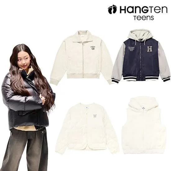 행텐주니어 남아 프리셋업 그래픽 패딩 스키점퍼