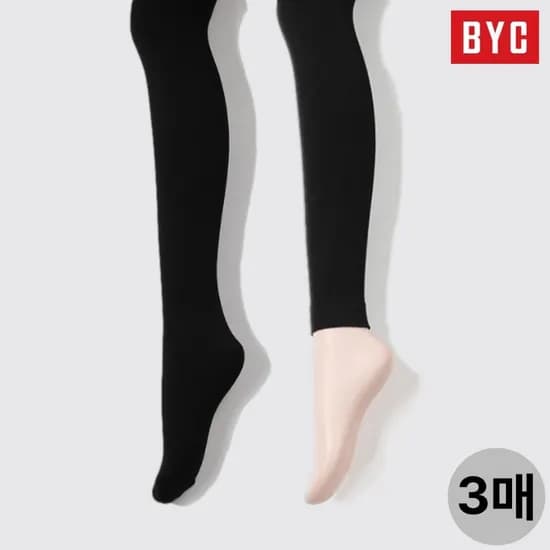 BYC 기모 타이즈 3개 세트