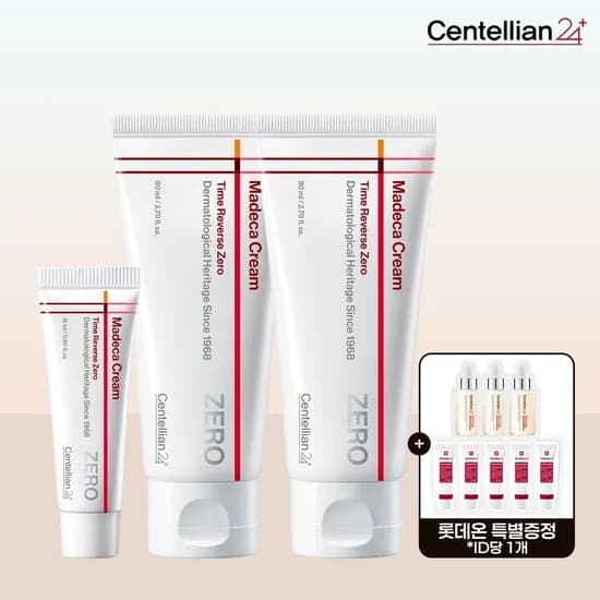동국제약 마데카크림 타임리버스 제로 80ml×2 + 15ml