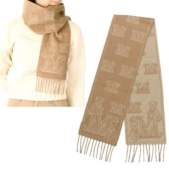 막스마라 웨스아니마 캐시미어 스카프