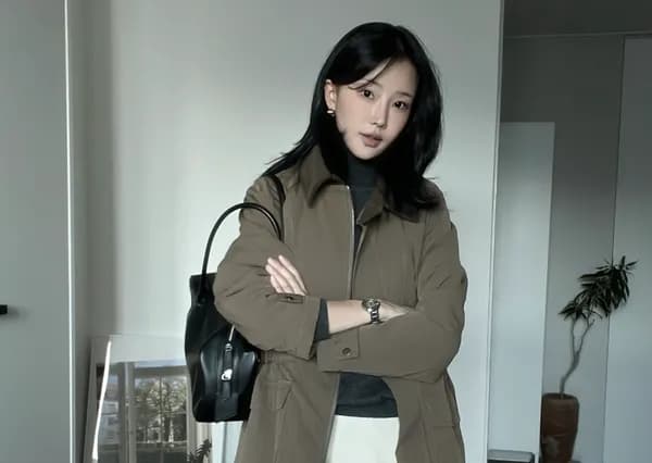 메무아 모넷 크렉 레더 코듀로이 재킷