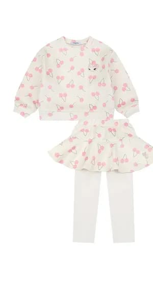 프렌치캣 앵두나염 맨투맨 치랭스 셋업