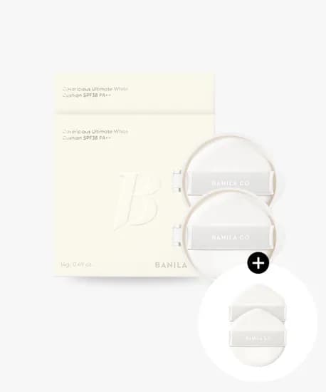 바닐라코 커버리셔스 얼티밋 화이트 쿠션 리필 2개