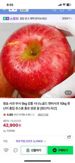 햇 부사 사과 2.5kg