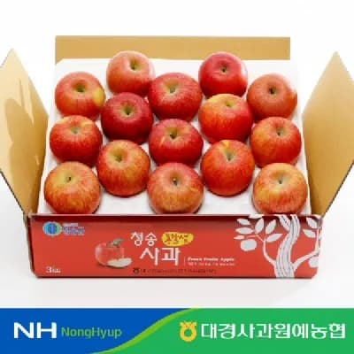 청송 부사 햇사과 3kg