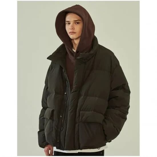 헤지스 남성 구스다운 패딩점퍼