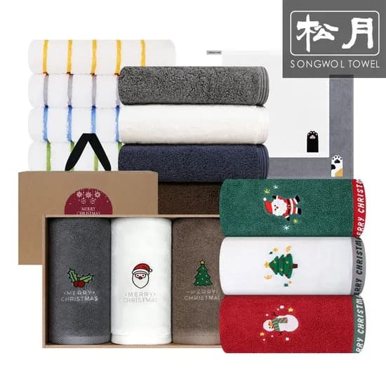 송월타올 호텔수건 170g 40수 5매