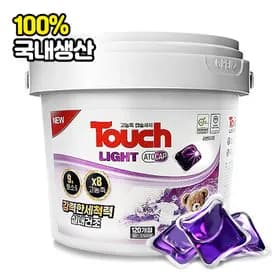 터치 고농축 아토캡 라벤더 캡슐세제 120개입