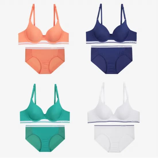 휠라 풀컵 아웃밴드 브라팬티세트