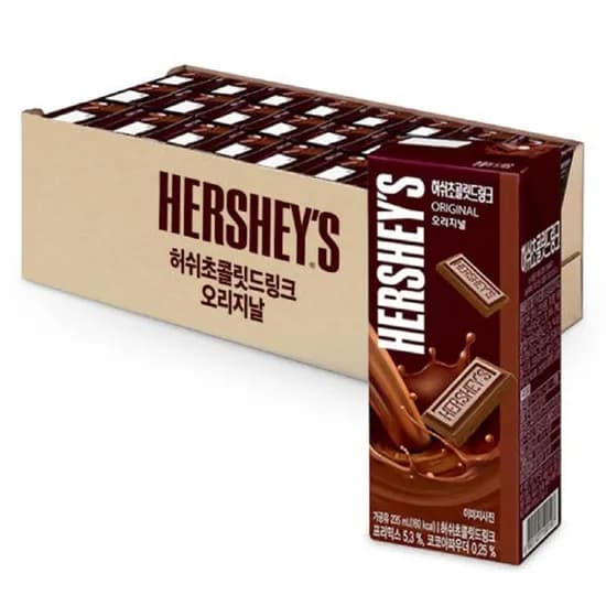 허쉬 오리지널 초코우유 235ml 24팩