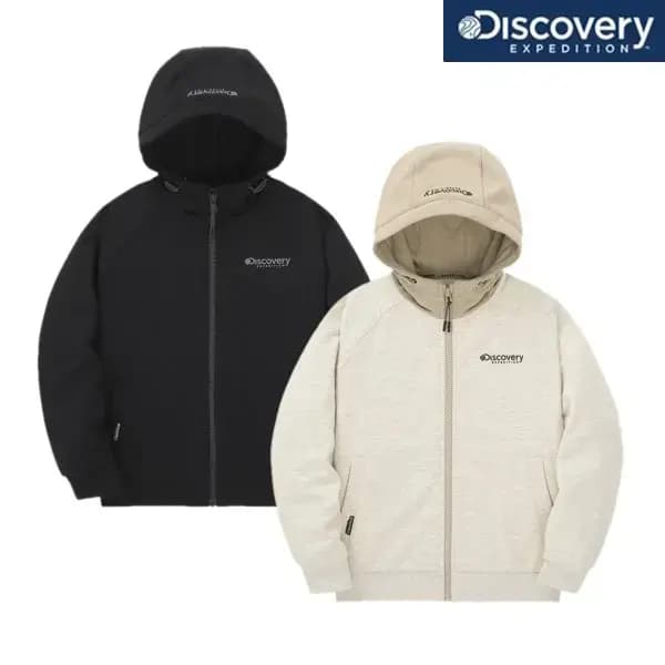 디스커버리키즈 기모 후드 집업