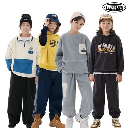 틴플로우 기모상하복 12개