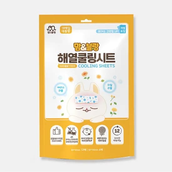 어린이 해열냉각시트 18매