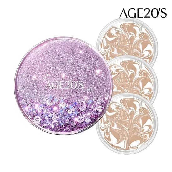 에이지투웨니스 오리지널 샤이닝 드롭팩트 케이스+리필 3개