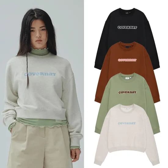 커버낫 쿠퍼 로고 맨투맨