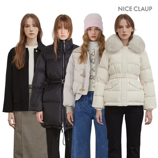 나이스클랍 테일러드 싱글 변형 코트 울91% 캐시9%