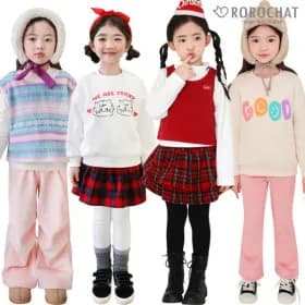 로로샤 여아 기모팬츠 기모맨투맨