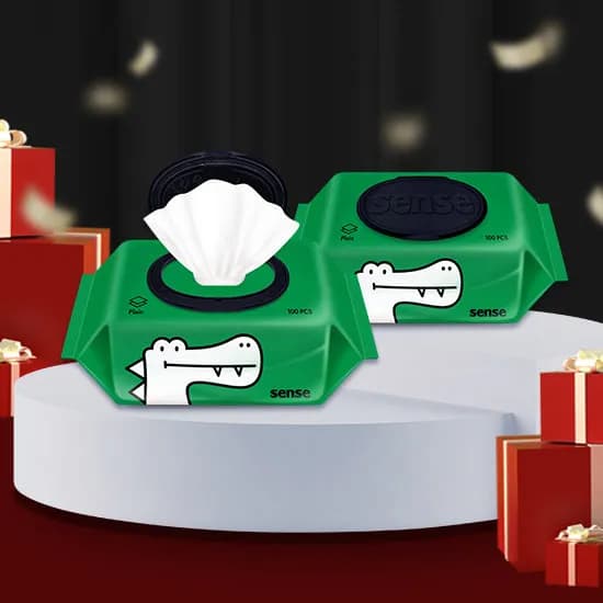 센스 악어 물티슈 100매 20팩