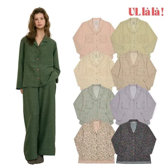 울랄라 베이직라인 긴팔 파자마세트 M/L사이즈