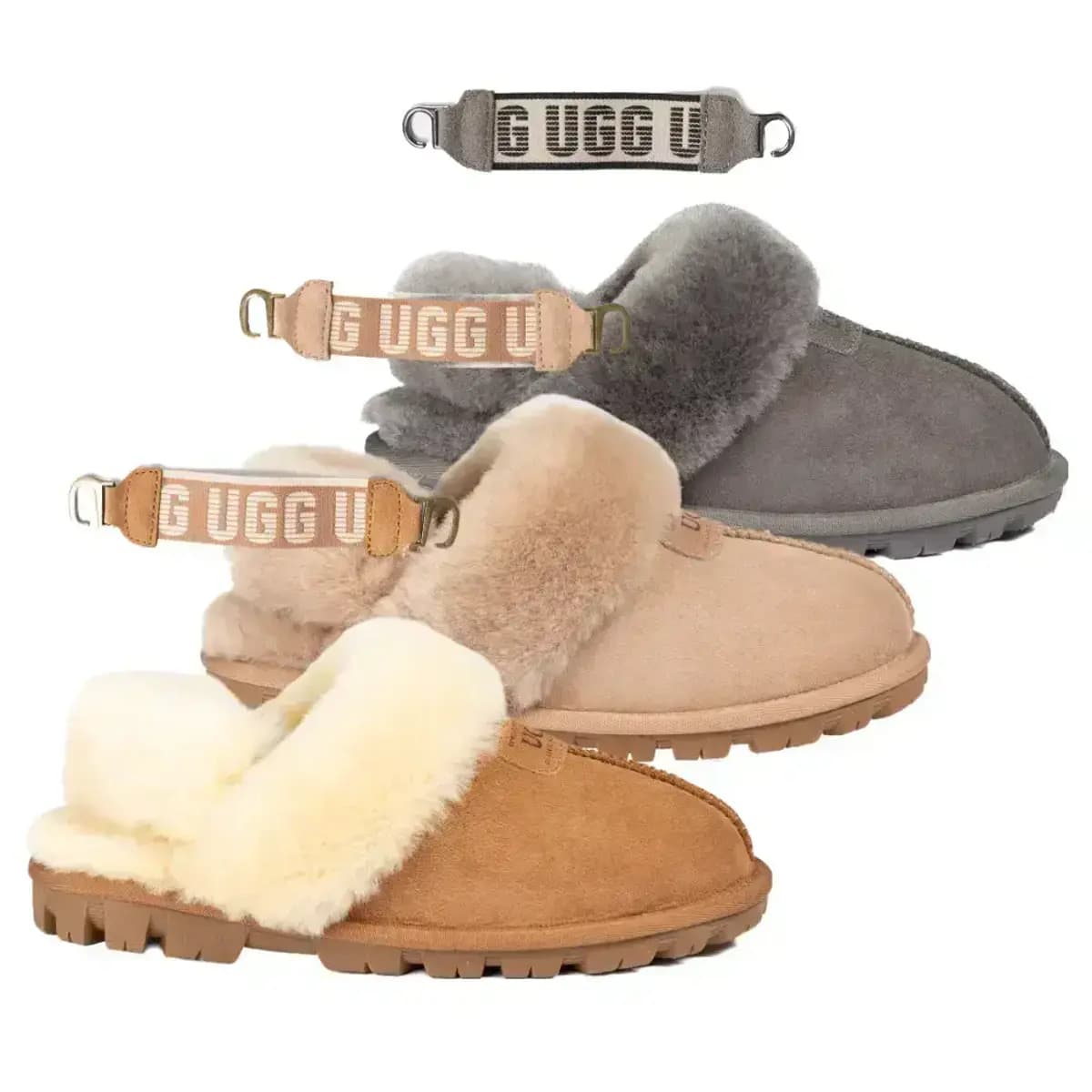 오즈웨어 3 in 1 밴딩 스트랩 가을 어그 슬리퍼