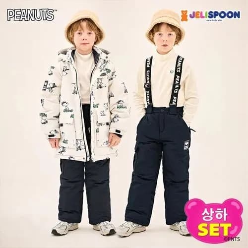 젤리스푼 스누피 하트 블라썸 스키복세트
