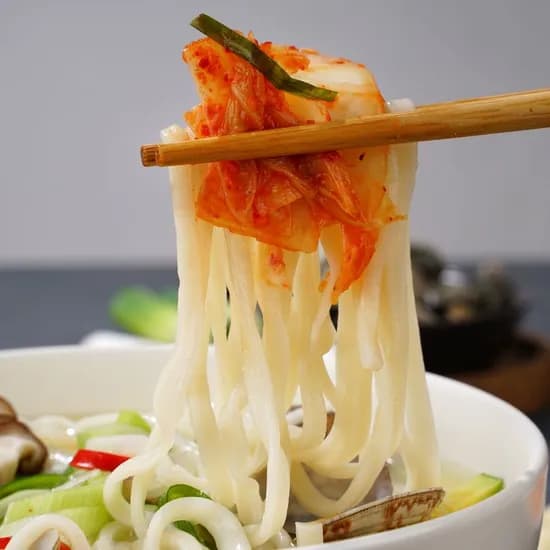 명동칼국수세트 칼국수5인분(소스포함) 마늘김치1kg