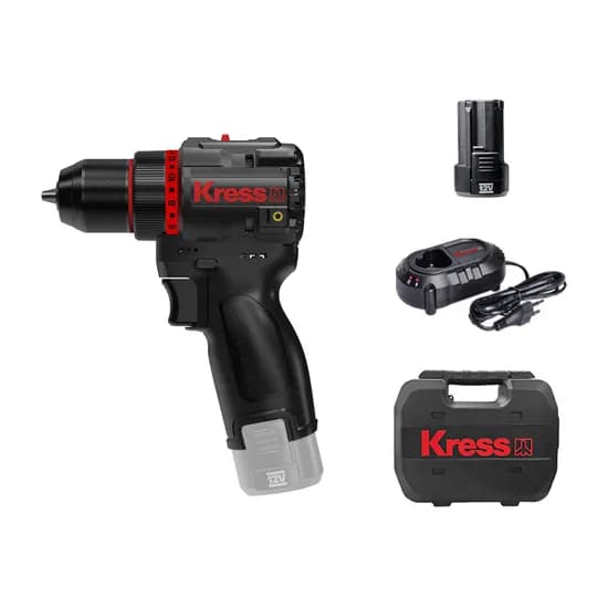 크레스 전동 충전 드릴 드라이버 KU204.1 12V 2.0Ah BL 배터리 1개
