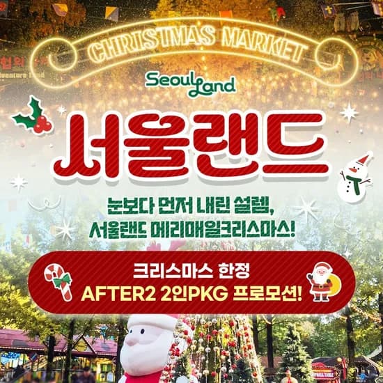 서울랜드 AFTER2 2인 패키지 크리스마스