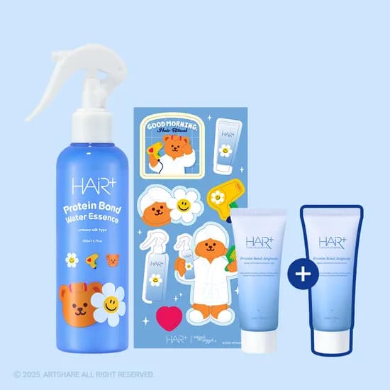 헤어플러스 헤어워터에센스 200ml 앰플 2개