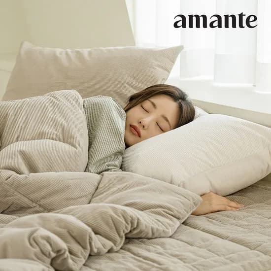 아망떼 소울메이트 장모 극세사 침대패드