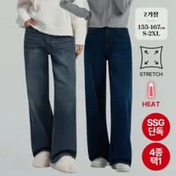 포레스트핏 밍크 따숩진 융기모 스판 데님팬츠 4종