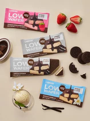 랩노쉬 저당웨하스 1박스 10개입