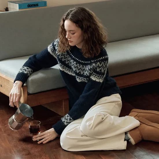 제로스트릿 노르딕 울 스웨터