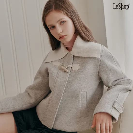 르샵 1+1 라운드넥 슬림핏 무지 니트가디건