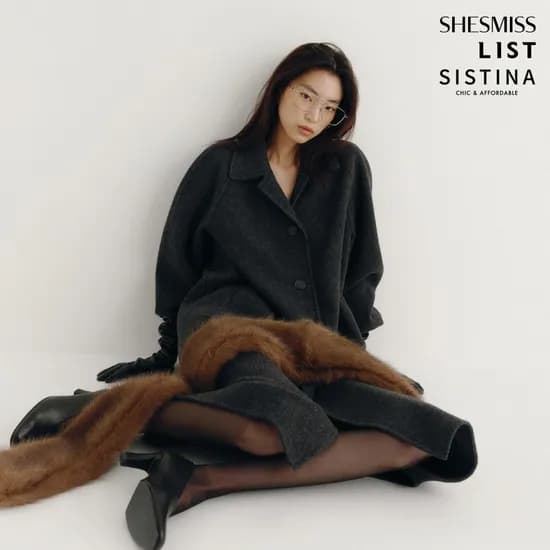 쉬즈미스 베이직 크루넥 니트