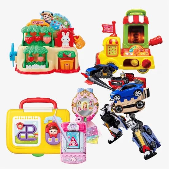 콩순이 말하는 핫도그트럭 장난감 시크릿쥬쥬 공주거울