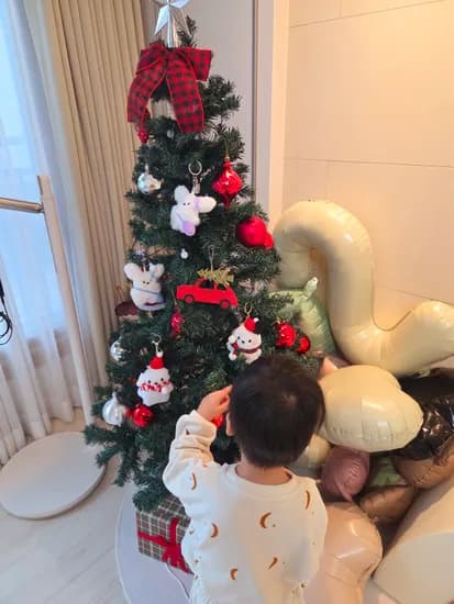 로이미 크리스마스 강아지 토끼 키링
