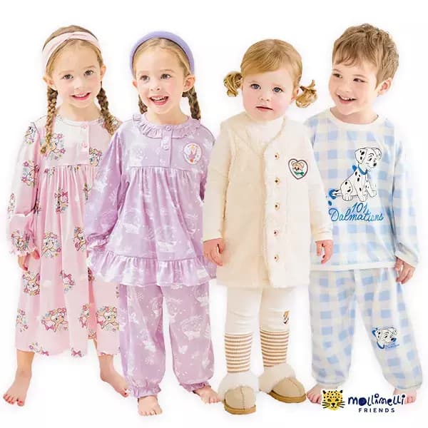 몰리멜리프렌즈 모달 피치기모 실내복