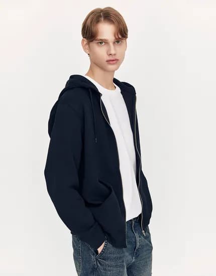 지오디노 기모 후드 집업