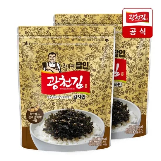코인딜 광천김 3대째 달인 김자반 60g 5봉
